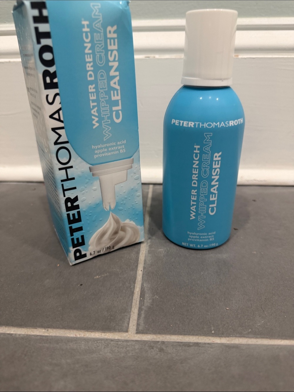 PETER THOMAS ROTH Water Drench Hyaluronic Acid WHIPPED Face Cleanser NIB 6.7oz